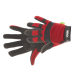 Kixx Handschoen Crude maat 10, Rood/Zwart
