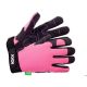 Kixx Handschoen Rocky maat 8 Roze/Zwart