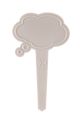 Think white/grey plantenlabels (set van 4)