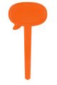 Talk orange plantenlabels (set van 4)