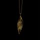 CBD Leaf Pendant Gold