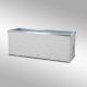 Donica Polyrotan Plantenbak met Waterreservoir (Rechthoek - Wit Aluminium) 125 x 39 x 43