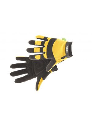 Kixx Handschoen Brick maat 10, Geel/Zwart